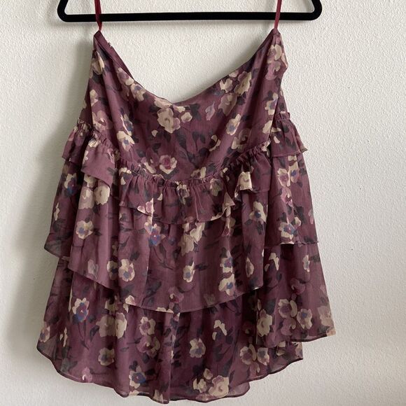 LAUREN Ralph Lauren
Floral Crinkle Georgette Miniskirt NWT size 14 - Picture 9 of 10